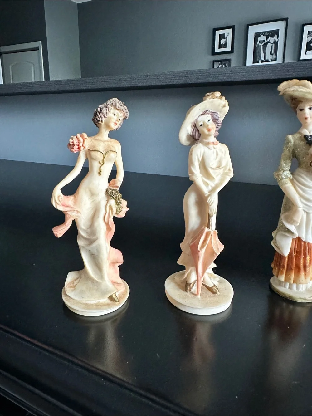 Set of Vintage Marlo Collection Polyresin Figurines